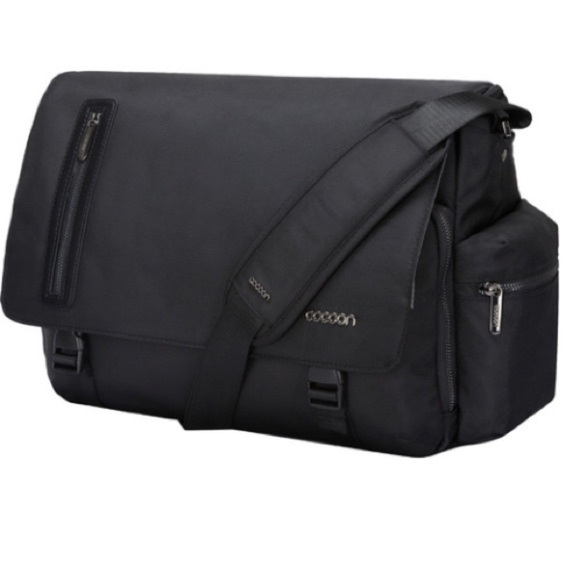 Cocoon IMS155BK Slim Tablet Messenger Sling con Grid-IT men washed black office - Picture 1 of 8